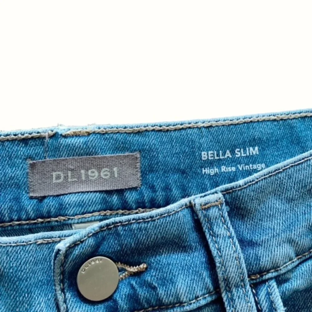 DL1961 Bella Slim High Rise Vintage Jeans 25